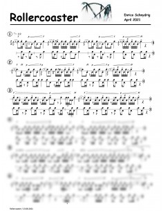Rollercoaster inkl. Grosser Trommel / 2 Trommelnoten / Schnydrig Enrico
