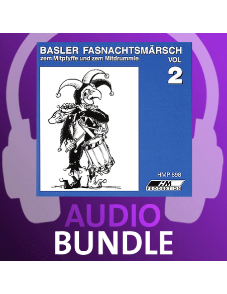 Basler Fasnachtsmärsche Vol. 2 / 9 Bundle komplett / HM Produktion