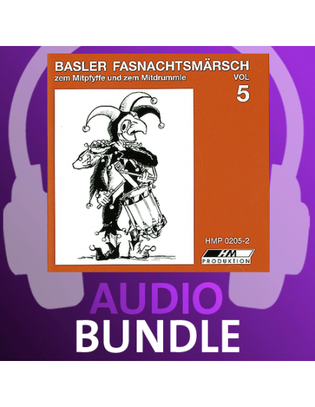 Basler Fasnachtsmärsche Vol. 5 / 9 Bundle komplett / HM Produktion