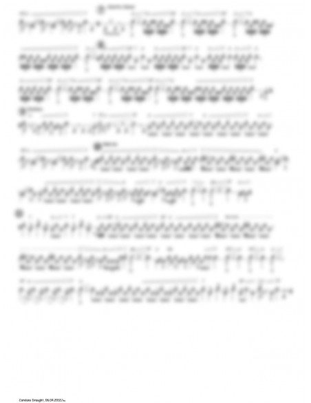 Carolas Draught 2 Trommelnoten zu Pfeifermarsch / Kym Ivan