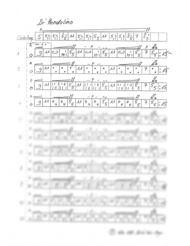 Pendolino, dr / 2 Trommelnoten-Hieroglyphen / Meyer Désiré Felix