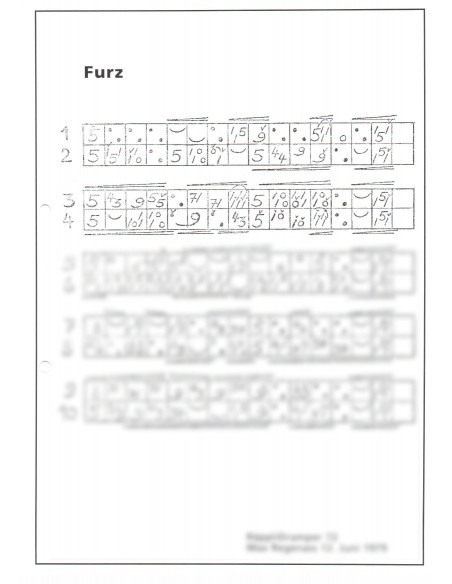 Furz 2 Trommelnoten-Hieroglyphen / Regenass Max