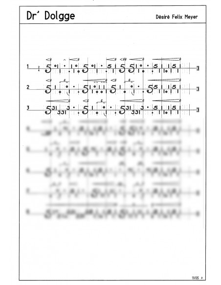 Dolgge, dr / 2 Trommelnoten-Hieroglyphen / Meyer Désiré Felix