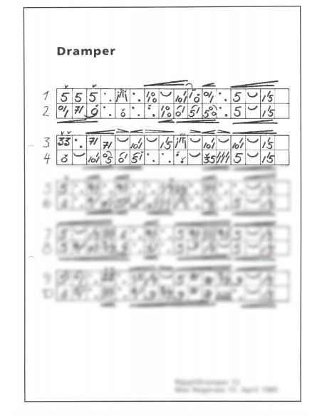 Dramper 2 Trommelnoten-Hieroglyphen / Regenass Max