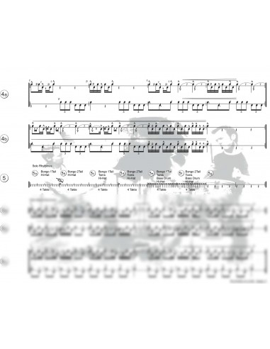 Played a live / 1 Partitur / Trommelnoten / Liechti Rolf
