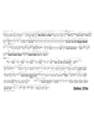 Dolce Vita 1 Trommelnoten / Liechti Rolf