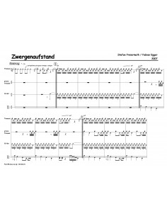 Zwergenaufstand / 1 Partitur inkl. Einzelstimmen / Egger Fabian & Freiermuth Stefan