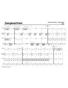 Zwergenaufstand / 1 Partitur inkl. Einzelstimmen / Egger Fabian & Freiermuth Stefan 2