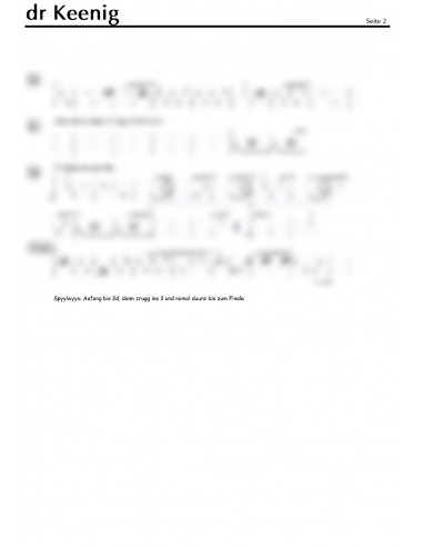 Keenig, dr / 1 Trommelnoten - Hieroglyphen zu Pfeifermarsch / Hersberger Patrick