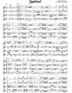 FyyrVogel / 1 Partitur Trommelnoten inkl. Pfeifernoten / Obrist Andri & Robertson Michael 2