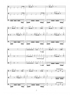 Feel the Clap / 1 Partitur / Bodypercussion / Müller Philippe / Hadorn Matthias / Karlen Nicolas 2