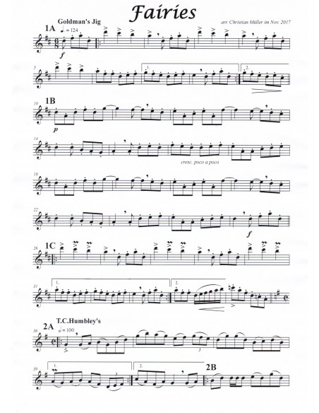 Fairies 1 Partitur / arr. Müller Christian / Freiermuth Barbara & Stefan