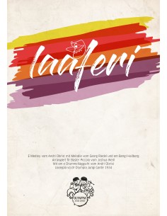 Laaferi / 1 Partitur / Trommel und Pfeifernoten / Obrist Andri