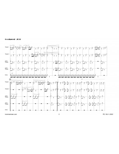 Goodspeed 1 Partitur / Egger Fabian / Freiermuth Stefan / Jenzer Simon