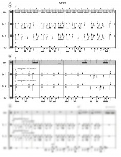 GO ON / 1 Partitur plus Einzelstimmen / Locher Daniel 2