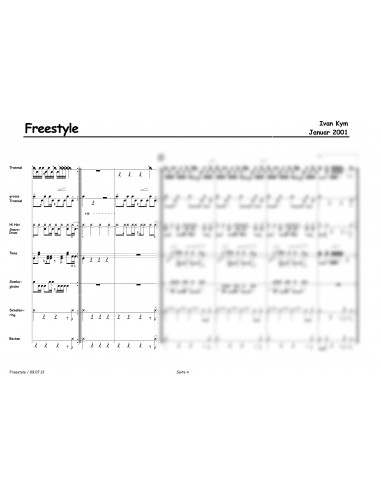 Freestyle / 1 Partitur inkl. Einzelstimmen / Kym Ivan