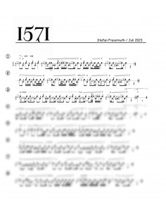 1571 / 1 Trommelnoten / Freiermuth Stefan