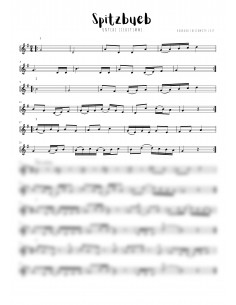 Spitzbueb, dr / UNTERE Zierstimme / 2 Pfeifernoten / Freiermuth Barbara