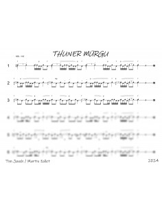 Thuner Mürgu 1 Trommelnoten / Zollet Martin & Jauch Tim