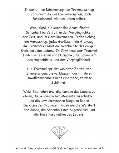 Wabi-Sabi 1 Trommelnoten-Set / Jeanneret Markus