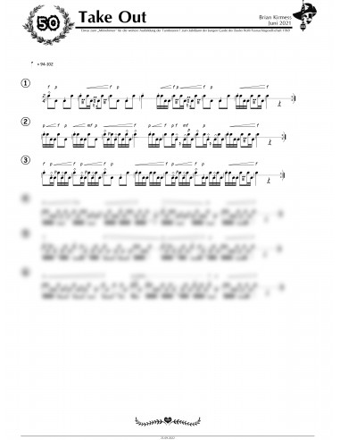 Take Out 1 Trommelnoten / Kirmess Brian