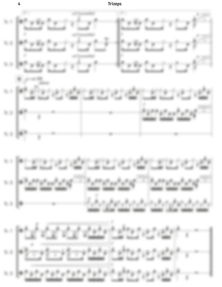 Trizeps / 1 Partitur inkl. Einzelstimmen / Locher Daniel