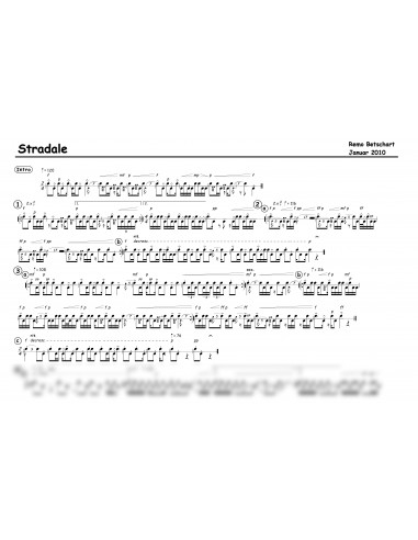 Stradale 1 Trommelnoten / Betschart Remo