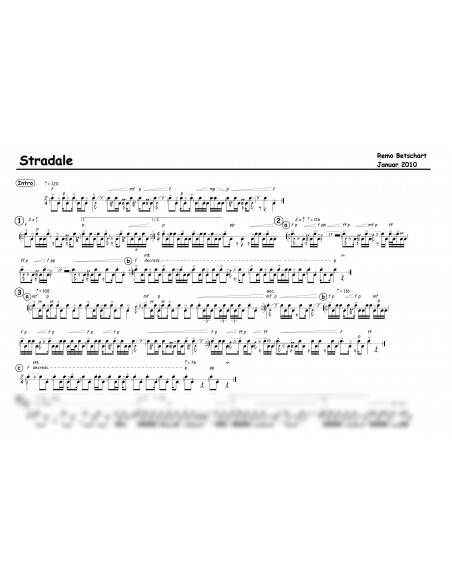 Stradale 1 Trommelnoten / Betschart Remo
