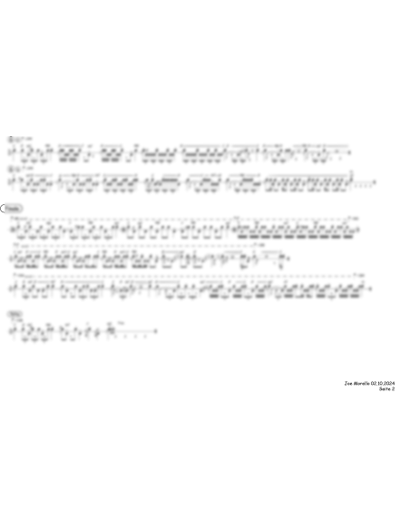 Joe Morello 1 Trommelnoten / Liechti Rolf