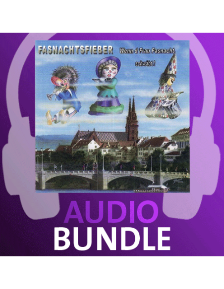 Fasnachtsfieber / 10 Audio- Basler Fasnacht-LIVE / 79min. 13sek. / HM-Produktion