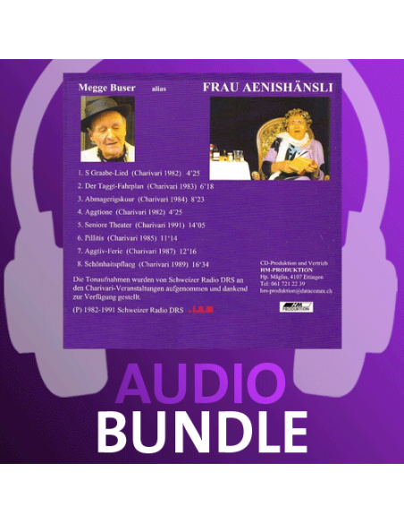 Megge Buser alias Frau Aenishänsli / 10 Audio- Basler Fasnacht-LIVE / 77min. 41sek. / HM-Produktion