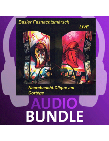 Naarebaschi-Clique am Cortège / 10 Audio- Basler Fasnacht-LIVE / 65min. 06sek. / HM-Produktion