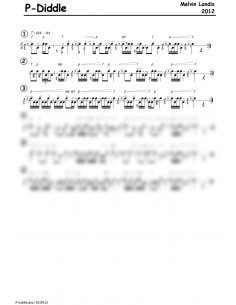 P-Diddle 1 Trommelnoten / Landis Melvin