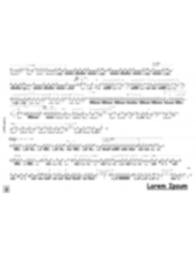 Lorem Ipsum 1 Trommelnoten / Puser Dylan