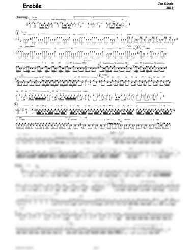 Enobile 1 Trommelnoten / Künzle Jan