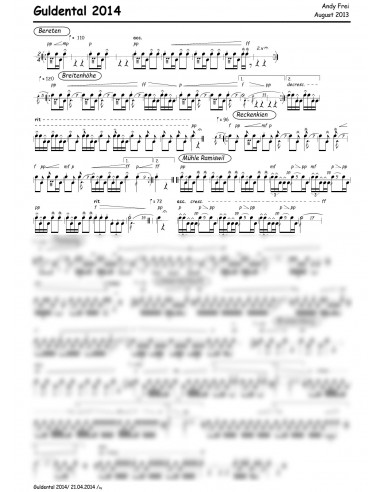 Guldenthal 2014 / 1 Trommelnoten / Frei Andy