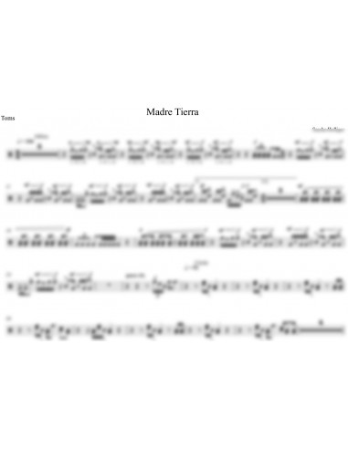 Madre Tierra 1 / Partitur inkl. Einzelstimmen / Trommelnoten / Holliger Sascha