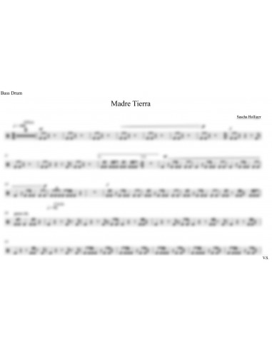 Madre Tierra 1 / Partitur inkl. Einzelstimmen / Trommelnoten / Holliger Sascha