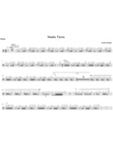 Madre Tierra 1 / Partitur inkl. Einzelstimmen / Trommelnoten / Holliger Sascha