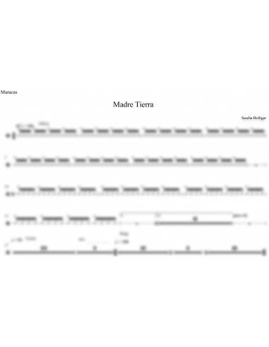 Madre Tierra 1 / Partitur inkl. Einzelstimmen / Trommelnoten / Holliger Sascha