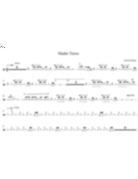 Madre Tierra 1 / Partitur inkl. Einzelstimmen / Trommelnoten / Holliger Sascha