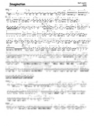 Imagination 1 Trommelnoten / Liechti Rolf