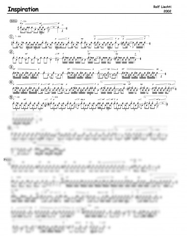 Inspiration 1 Trommelnoten / Liechti Rolf