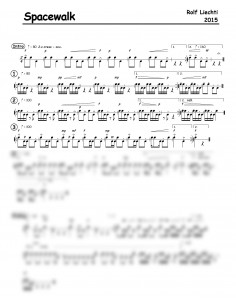 Spacewalk 1 Trommelnoten / Liechti Rolf