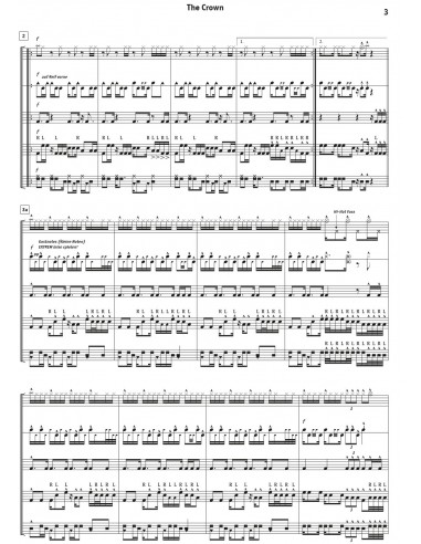 Crown, the / Partitur inkl. Einzelstimmen / Locher Daniel