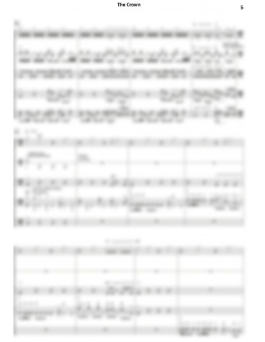 Crown, the / Partitur inkl. Einzelstimmen / Locher Daniel