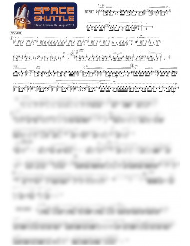 Space Shuttle 1 Trommelnoten / Freiermuth Stefan