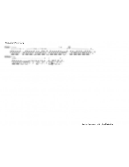 Graduation 1 Trommelnoten / Hostettler Nico