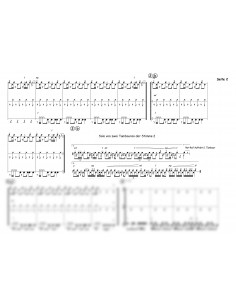 Dätsch, Bang, Meräng 1 / Partitur Trommelnoten / Scheuber Adrian 2
