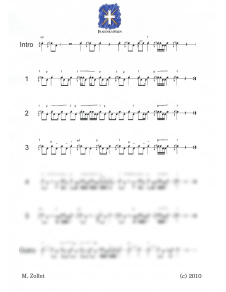 Frauenkappelen 1 Trommelnoten / Zollet Martin